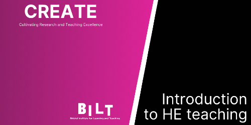 Title slide containing information about the event